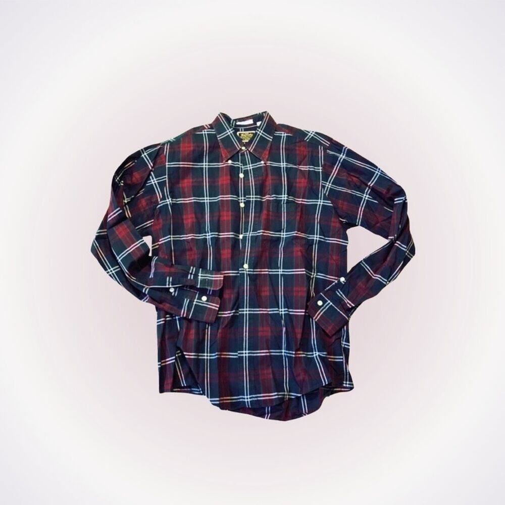 Britches Georgetowne Plaid Button Down Shirt | Sz L